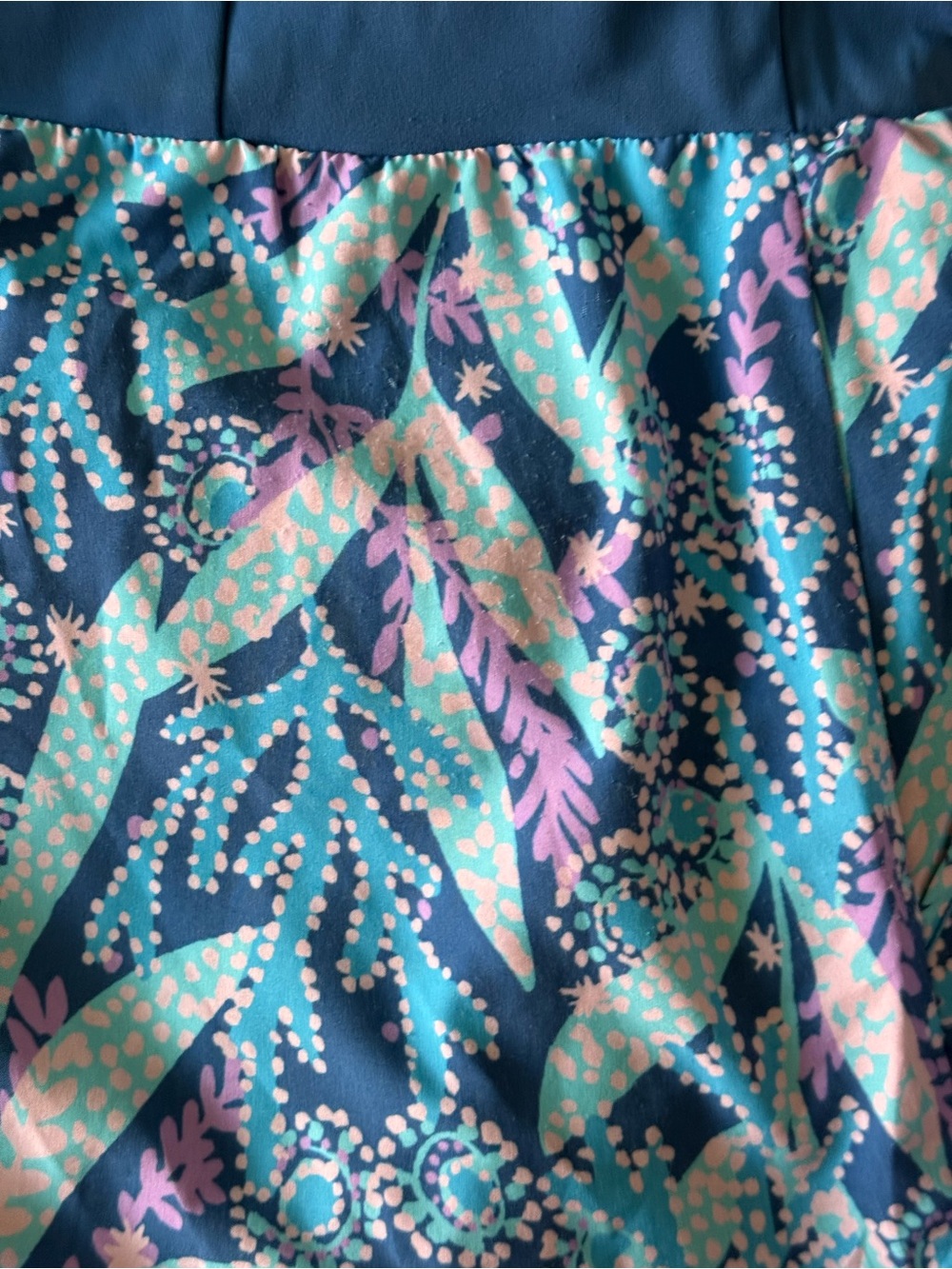 $8 SALE! LILLY PULITZER: Luxletic Romper; Blue, Medium - Picture 5 of 8